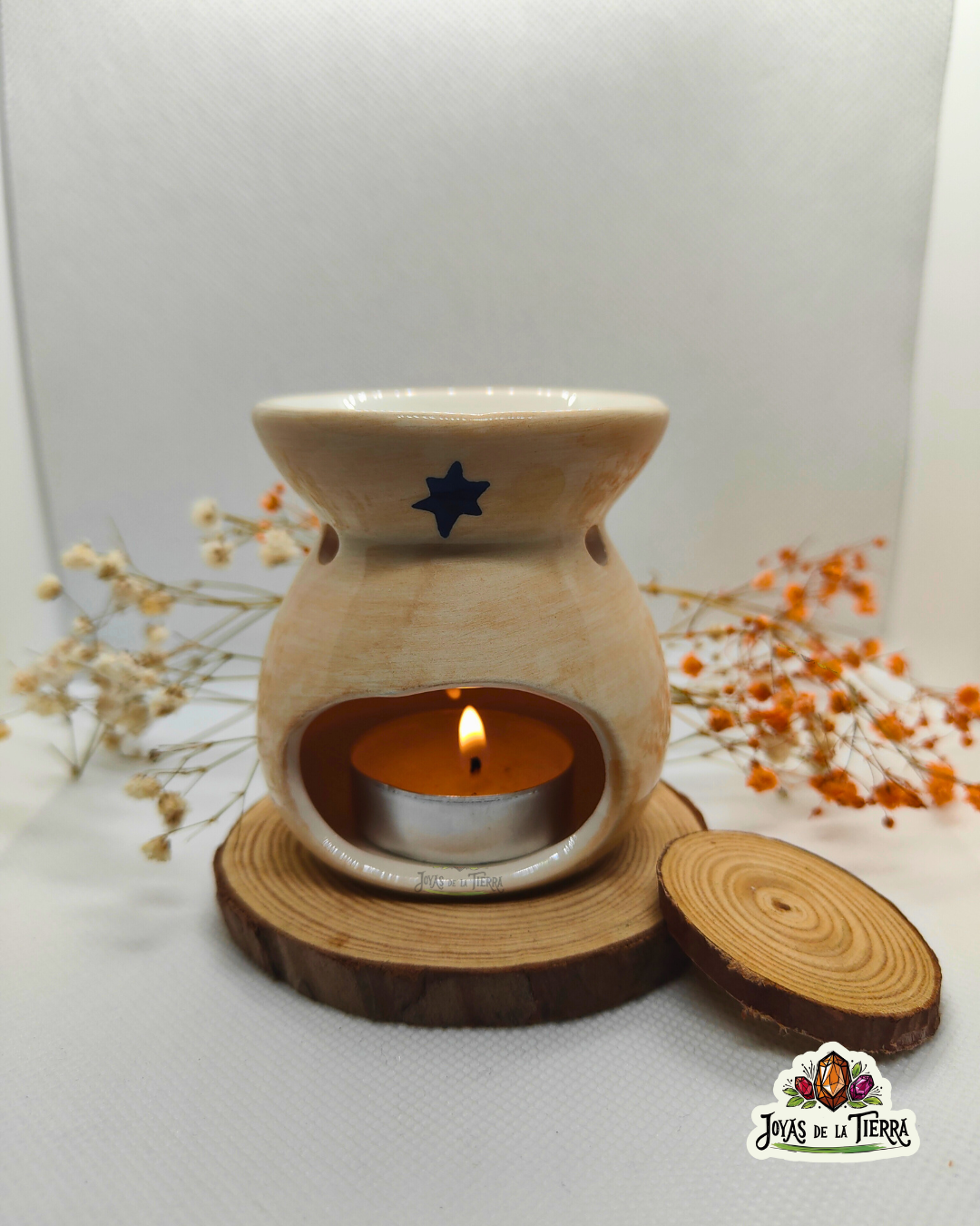 ✨ Quemador de Esencias “Sol” – Energía, Luz y Armonía en tu Espacio