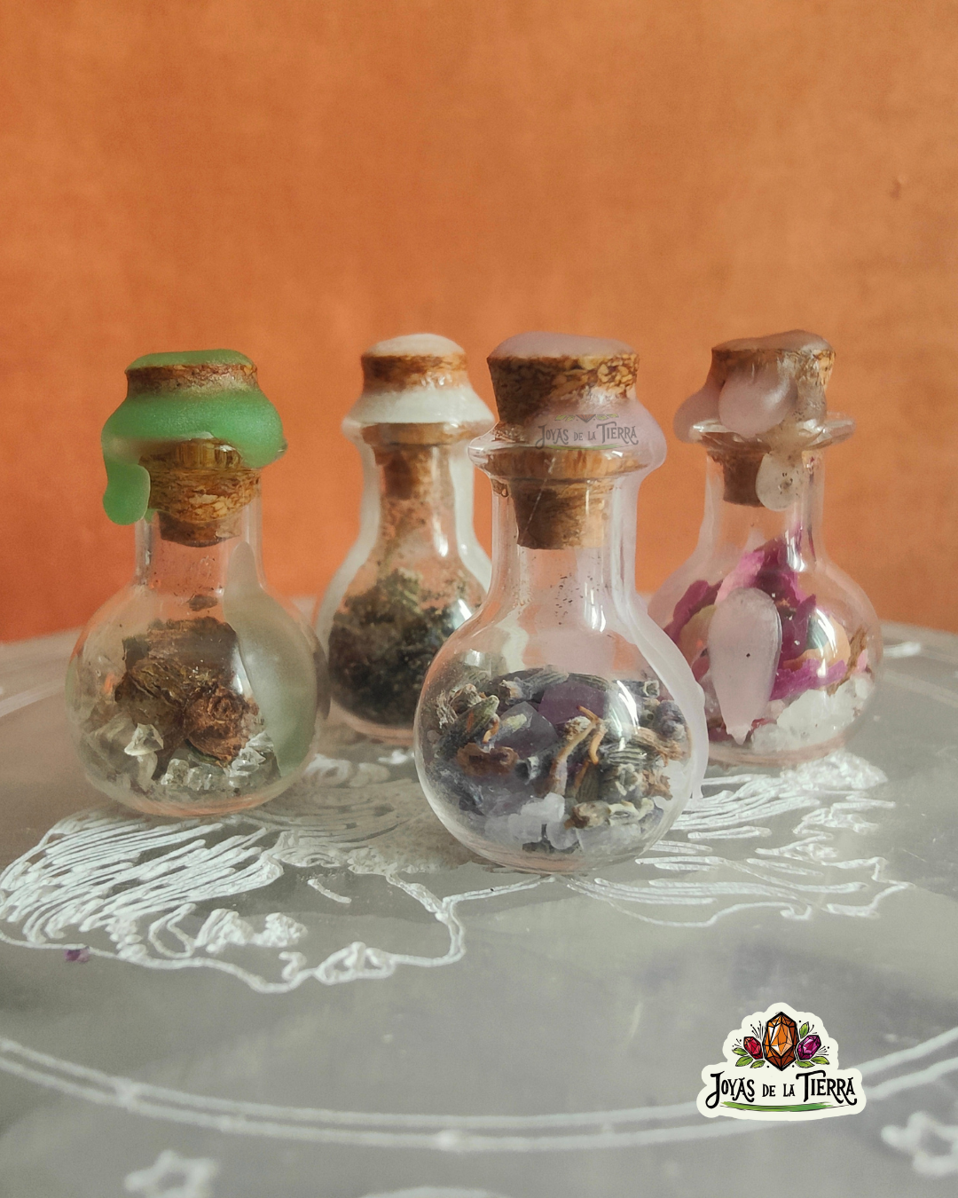 Pack de 4 Mini Amuletos Ritualizados y Sellados