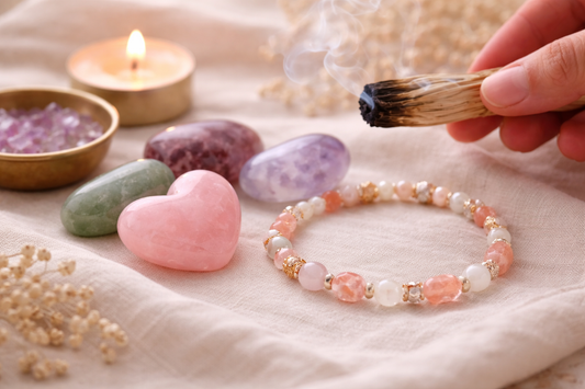 Cómo limpiar y cuidar tus minerales, pulseras y joyas energéticas