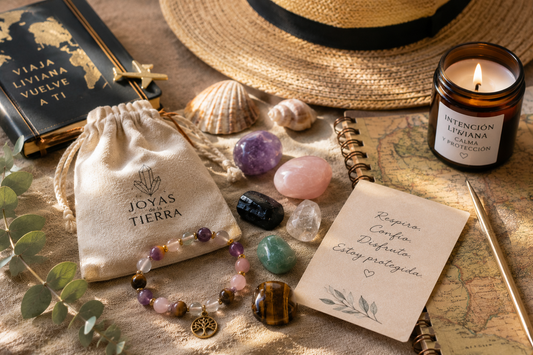 Minerales para viajar, proteger tu energía y sentirte en calma fuera de casa