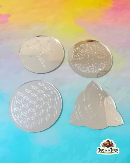 Placas energéticas / Posavasos sagrados