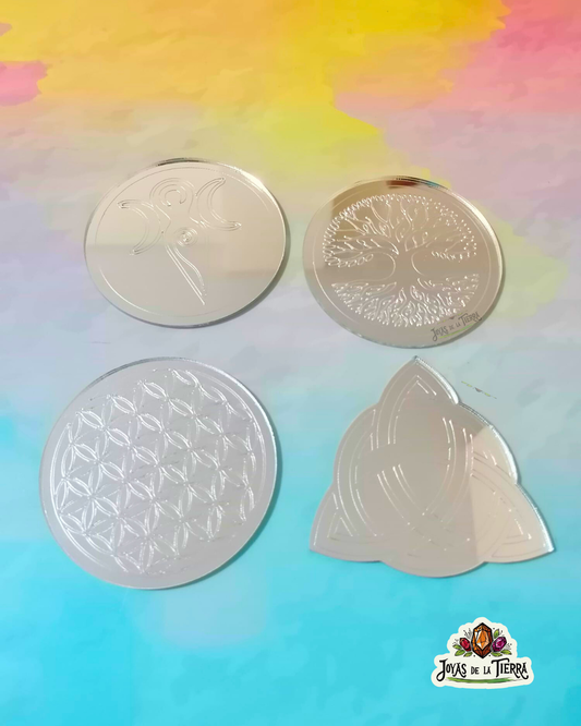 Placas energéticas / Posavasos sagrados