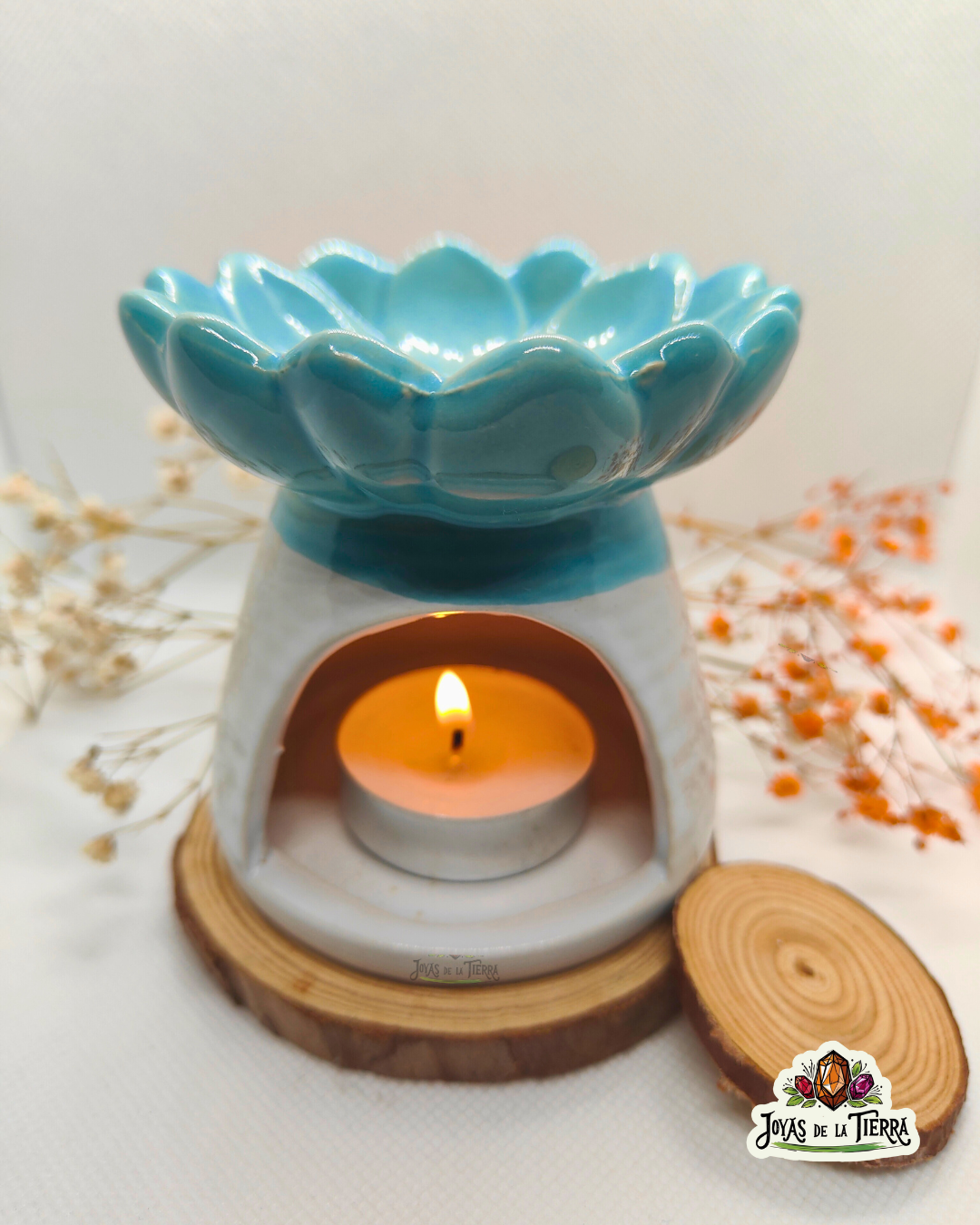🌼✨ Quemador de Esencias “Flor” – Armonía, Belleza y Aromas que Elevan tu Energía