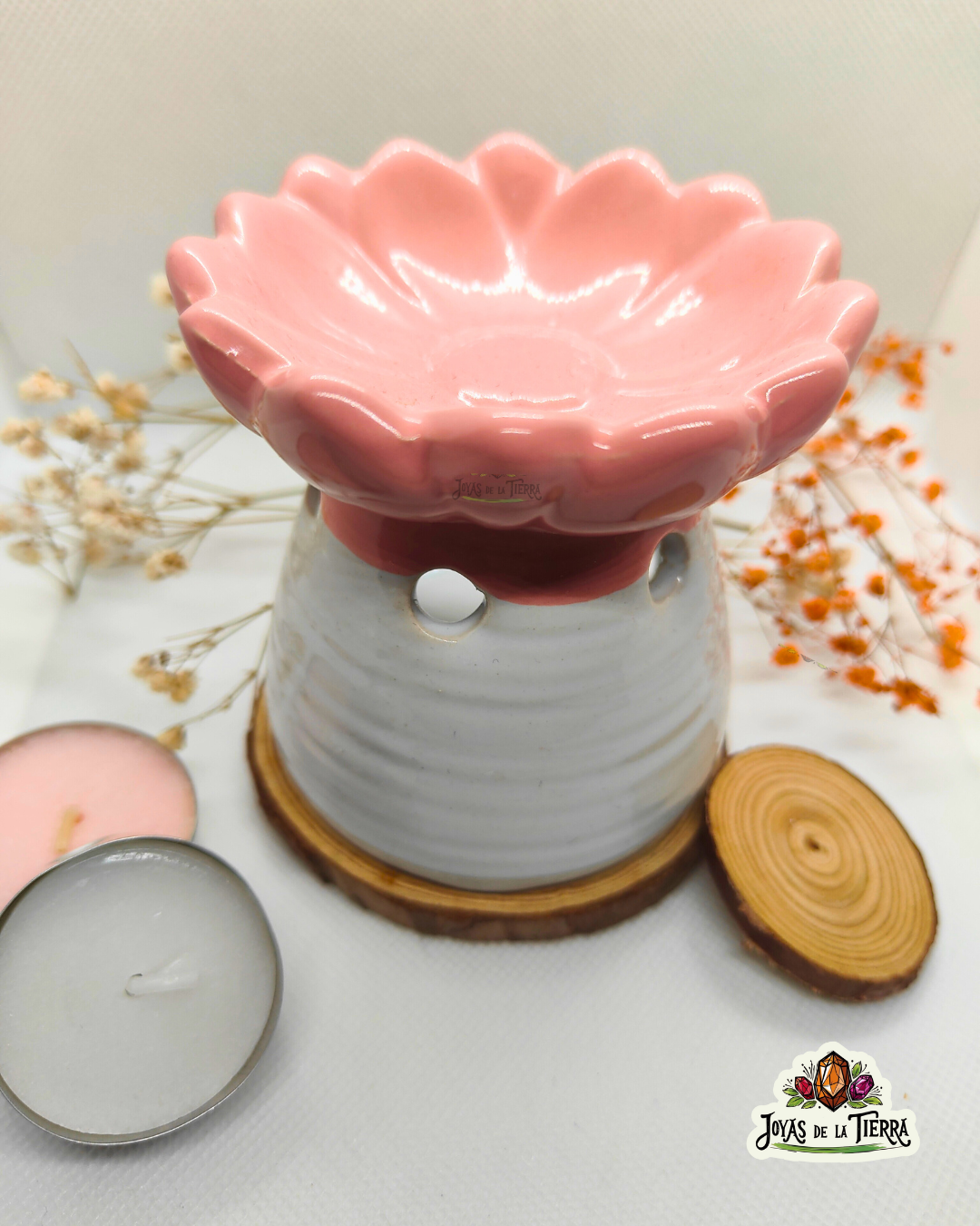 🌼✨ Quemador de Esencias “Flor” – Armonía, Belleza y Aromas que Elevan tu Energía