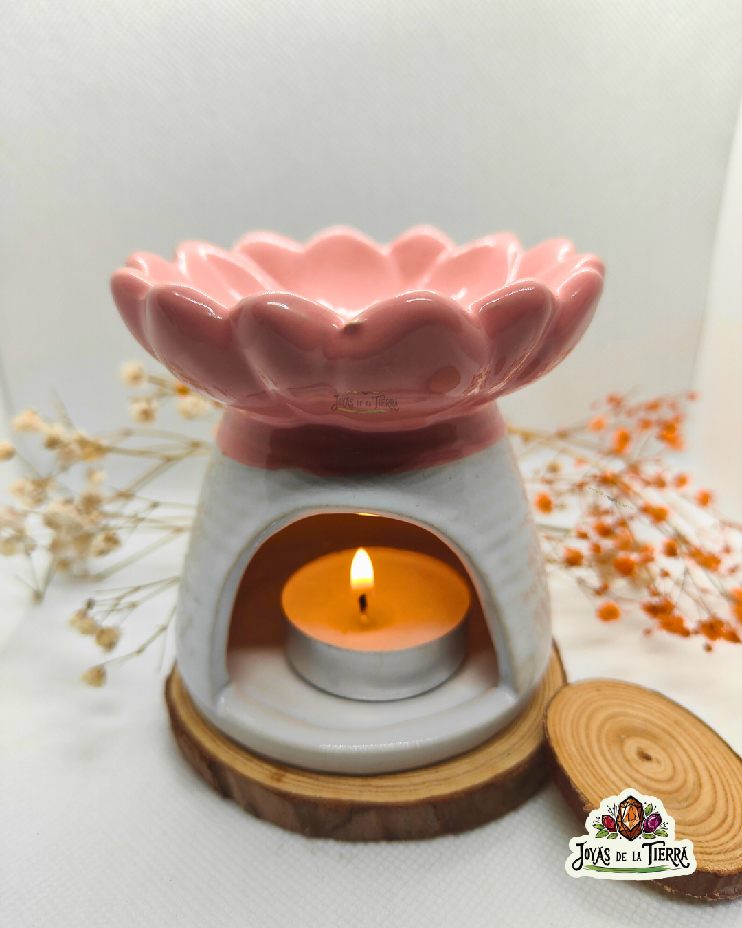 🌼✨ Quemador de Esencias “Flor” – Armonía, Belleza y Aromas que Elevan tu Energía