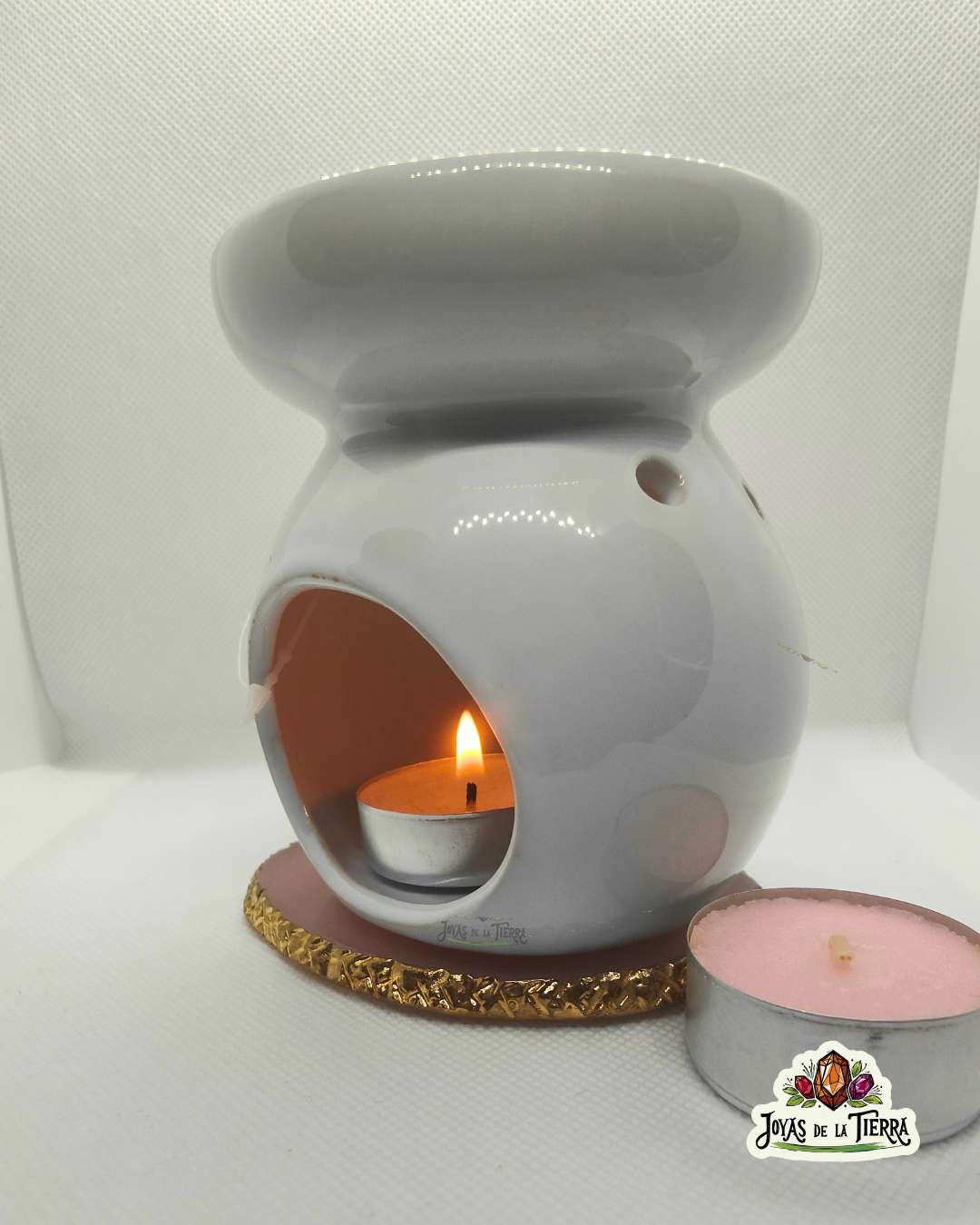 🌙 Quemador de Esencias “Gatito” – Dulzura, Calma y Energía Hogareña