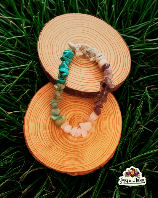 🌿 Pulsera energética "Voz del Corazón"