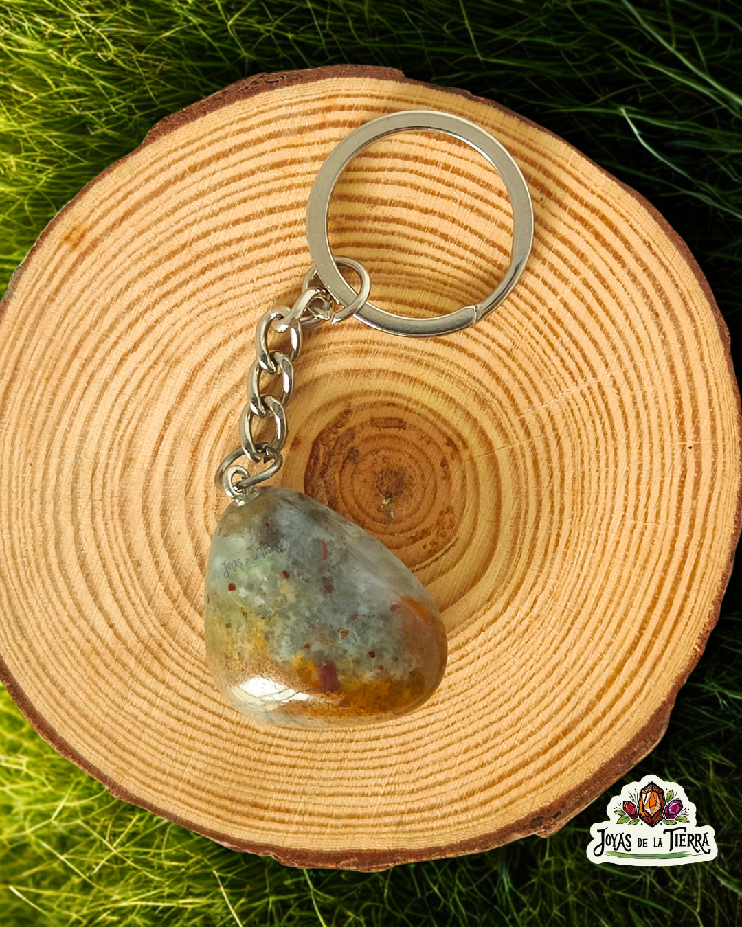 Llavero de Mineral Natural