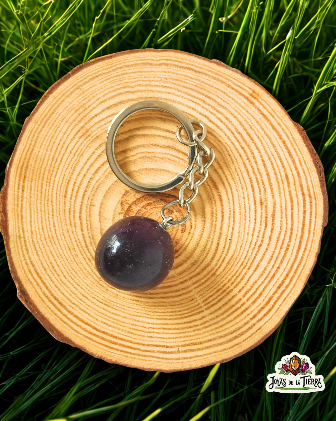 Llavero de Mineral Natural