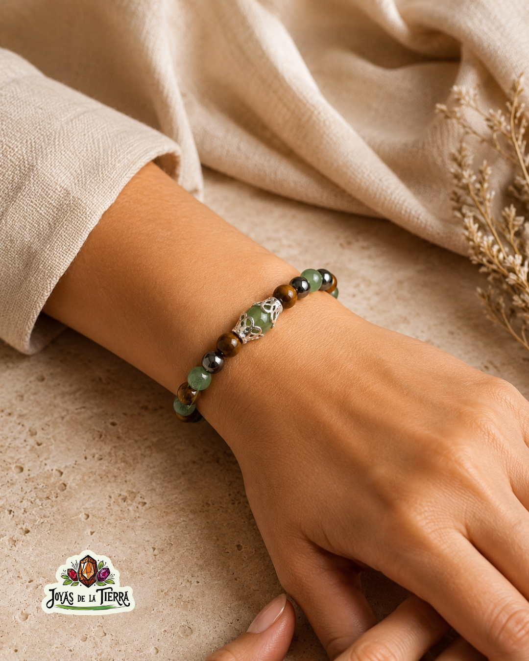Pulsera Energética Personalizada con Piedras Naturales | Joyería Espiritual Artesanal | Creada para tu Energía