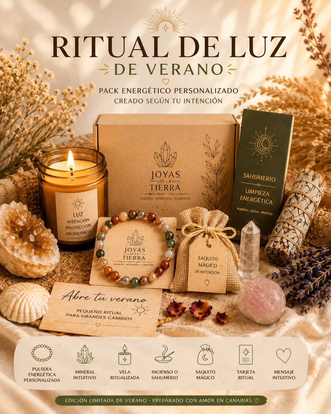 Ritual de Luz de Verano · Pack energético personalizado